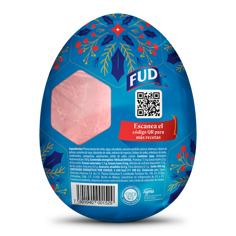 Pierna Navideña FUD 2.5 kg