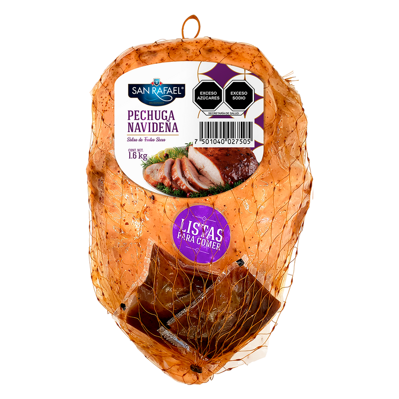 Pechuga Navideña con Salsa de Frutos Secos 1.6 kg