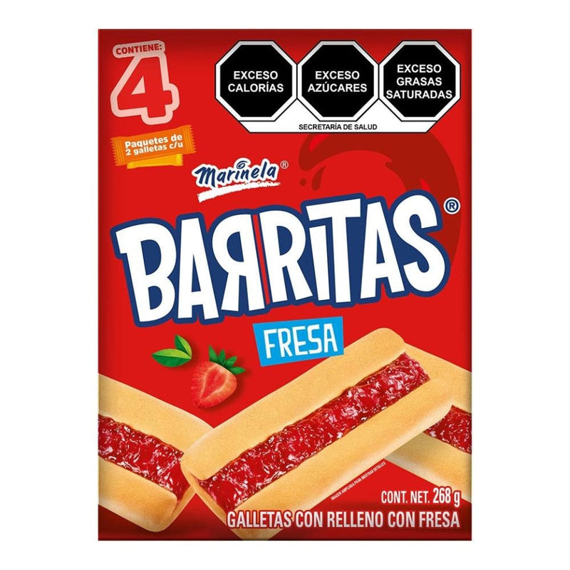 Barritas Fresa Marinela Caja 268 g