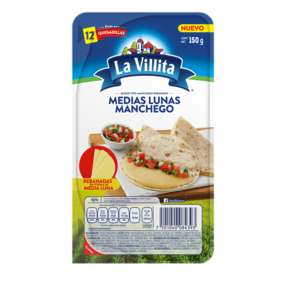 Queso Manchego Medias Lunas La Villita 150 g