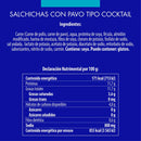 Salchicha Cocktail de Pavo FUD 500 g