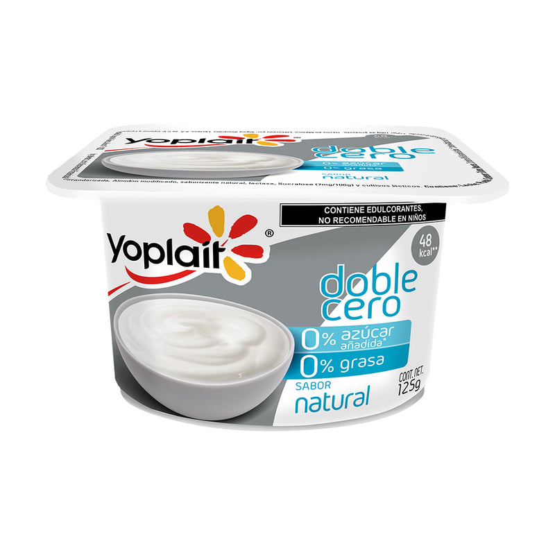 Yoghurt Doble Cero Batido Natural Yoplait 125 g