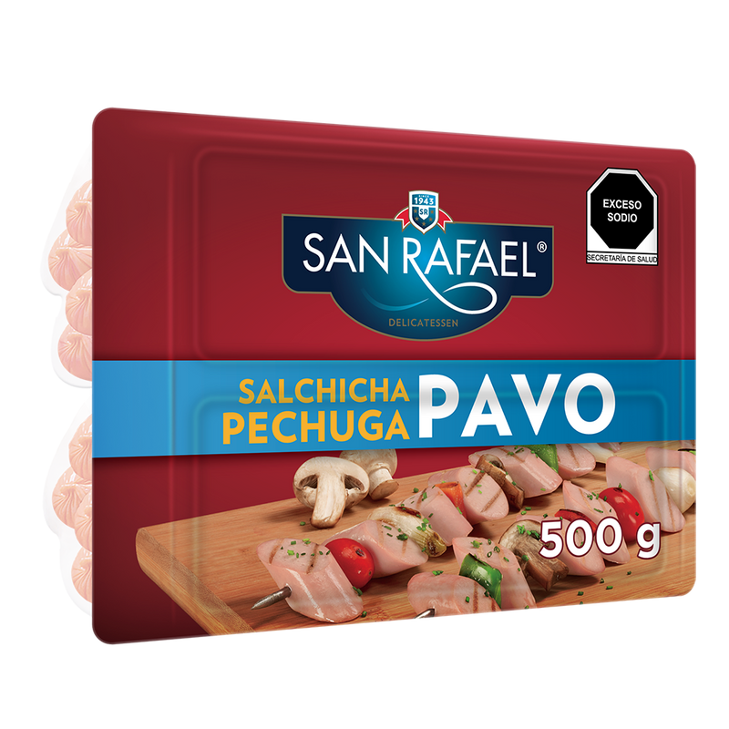Salchicha Pechuga de Pavo San Rafael 500 g